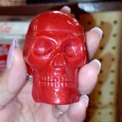 Red Shaker skull