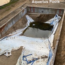 Aquarius Pools by Theresa - Months of sitting, continuing to erode after project was abandoned