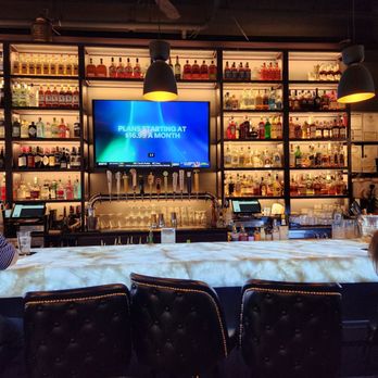 The Vault - Dining room & bar area - American Near Me - Yorkville, Illinois