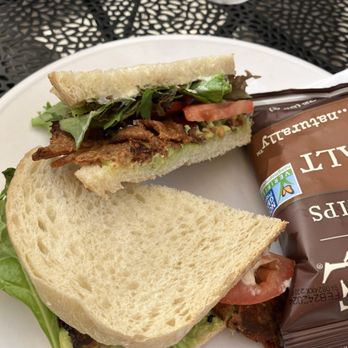 Doppio Coffee - My fav. Bacon and avocado sammy with organic greens. - Sandwiches Near Me - Hood River, Oregon