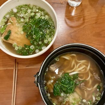 Raku - Niku Udon and a Vegan Yaki Udon - Japanese Near Me - New York, New York