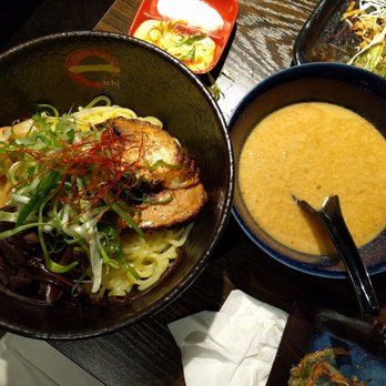 Ramen Bar Ichi - Tsukemen ($12.50) - Love the flavorful broth and unique way of eating ramen. It gets a (5/5). - Ramen Near Me - Houston, Texas Ramen Bar Ichi - Tsukemen ($12.50) - Love the flavorful broth and unique way of eating ramen. It gets a (5/5). - Ramen Near Me - Houston, Texas