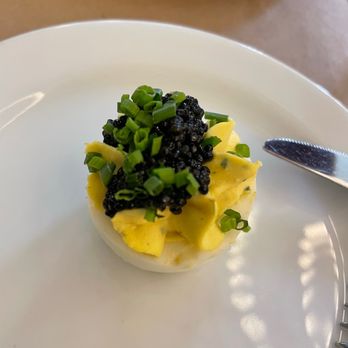 La Belle Helene - Deviled Eggs with caviar - French Near Me - Charlotte, North Carolina La Belle Helene - Deviled Eggs with caviar - French Near Me - Charlotte, North Carolina