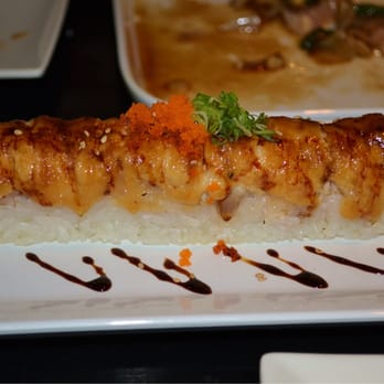 Sushi Kinoya - Baked lobster roll! I'd even eat this if it dropped onto the floor and ran over by an 18 wheeler then licked by an elephant! - Sushi Bars Near Me - Long Beach, California Sushi Kinoya - Baked lobster roll! I'd even eat this if it dropped onto the floor and ran over by an 18 wheeler then licked by an elephant! - Sushi Bars Near Me - Long Beach, California