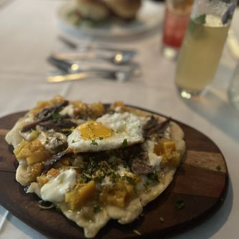 Water for Chocolate - Duck flatbread - Breakfast & Brunch Near Me - Baltimore, Maryland Water for Chocolate - Duck flatbread - Breakfast & Brunch Near Me - Baltimore, Maryland