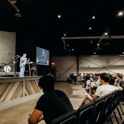 Reliance Church - Pastor Ted sharing the Word