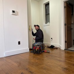 Timmy Handyman - Timmy, fixing my door.