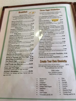 Menu photo 3 Juanita's Mexican Restaurant Santa Rosa, CA Menu photo 3 Juanita's Mexican Restaurant Santa Rosa, CA