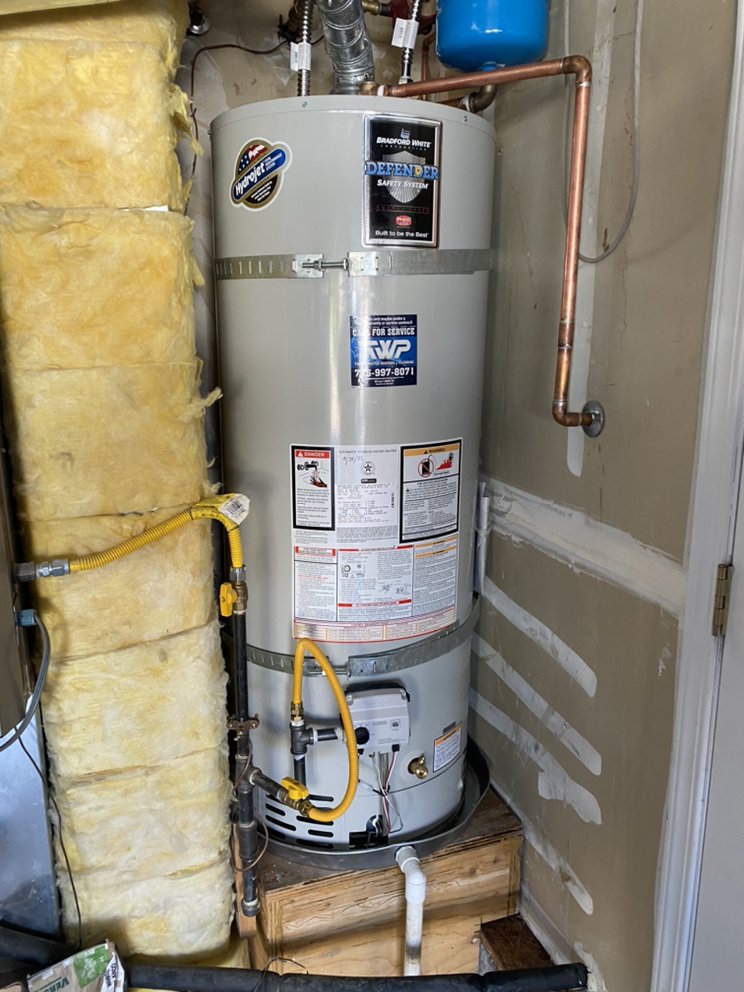 Slide of Tanks waterheaters and plumbing