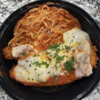 Cucina Alfresco - Chicken parm dinner w/pasta - Italian Near Me - Plantation, Florida Cucina Alfresco - Chicken parm dinner w/pasta - Italian Near Me - Plantation, Florida