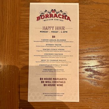 Borracha - Happy Hour Menu - Mexican Near Me - Henderson, Nevada Borracha - Happy Hour Menu - Mexican Near Me - Henderson, Nevada