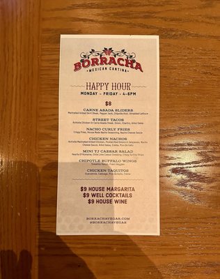 Menu photo 1 Borracha Henderson, NV Menu photo 1 Borracha Henderson, NV