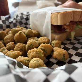 Lolli and Pops Diner - BLT and okra - American Near Me - Valliant, Oklahoma Lolli and Pops Diner - BLT and okra - American Near Me - Valliant, Oklahoma