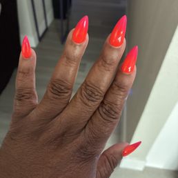 nails have bubbles in them different lengths I have space from my cuticle to my nail it looks like my nails been done for a couple days now nails have bubbles in them different lengths I have space from my cuticle to my nail it looks like my nails been done for a couple days now