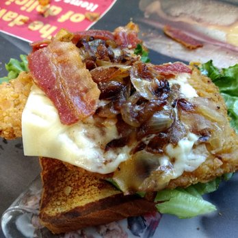 McDonald's - a bacon and cheese sandwich - Burgers Near Me - Schertz, Texas McDonald's - a bacon and cheese sandwich - Burgers Near Me - Schertz, Texas