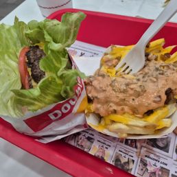 Double bouble protein style animal style, Animal style fries Double bouble protein style animal style, Animal style fries