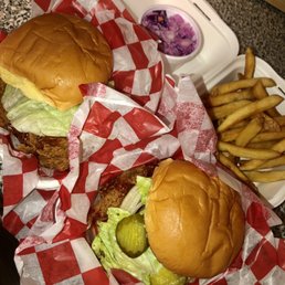 C2. Lauren's Original Deluxe and fries C2. Lauren's Original Deluxe and fries
