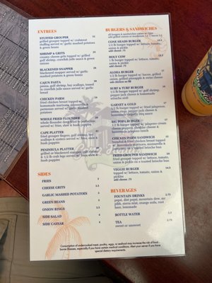 Menu photo 2 Cone Heads 8020 Port Saint Joe, FL