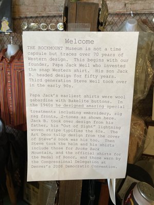 Rockmount Ranch Wear Mfg Co by null