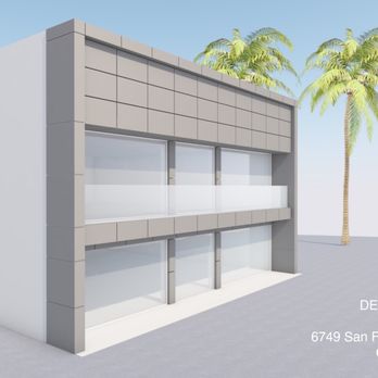 Design Build Pros - 3d model aluminum facade from Design Build Pros. Side view - Siding Near Me - Glendale, California Design Build Pros - 3d model aluminum facade from Design Build Pros. Side view - Siding Near Me - Glendale, California