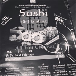Sushi für Hamburg - Kartenvorderseite