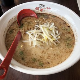 Simple black garlic ramen
