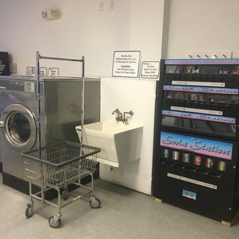 Crystal Clean Laundromat - Snacks and drinks. Laundry carts. - Laundromat Near Me - New Stanton, Pennsylvania