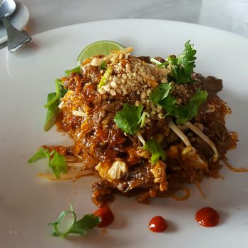Eathai - Skiney Spicy pad Thai.... Amazing - Thai Near Me - Boca Raton, Florida
