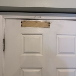 Tidewater Property Maintenance - Before auto door closer install
