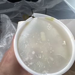 Church's Chicken - Coleslaw was just thrown in the bag