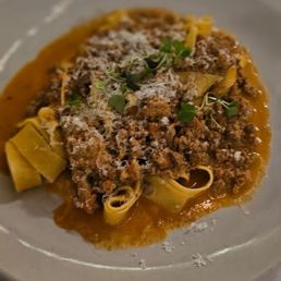 Fettuccine bolognese