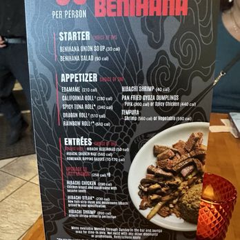 Benihana - Cupertino - $39 Taste of Benihana-only available in the bar - Steakhouses Near Me - Cupertino, California