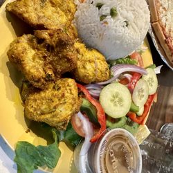Lilit Cafe - My chicken kabob, the kabob itself was very spicy. I will order something else next time.