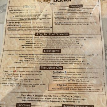 Honey Butter Cafe - Menu - Breakfast & Brunch Near Me - Franklin, Wisconsin Honey Butter Cafe - Menu - Breakfast & Brunch Near Me - Franklin, Wisconsin