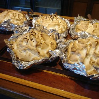 Blue Springs Cafe - Foot tall chocolate creme pies. - American Near Me - Highland, Illinois