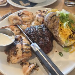 Mixed grill Filet Mignon, Chicken, Shrimp, Salmon Mixed grill Filet Mignon, Chicken, Shrimp, Salmon