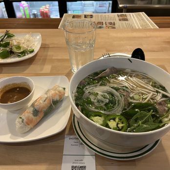 Saigon Rolls - Summer Roll & Pho with Tendon and Well Done Beef - Vietnamese Near Me - Alexandria, Virginia