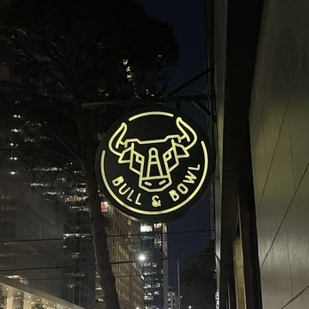 Bull And Bowl - Signage off W. 6th St. - American Near Me - Austin, Texas