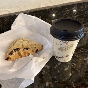Slave to the Grind - Hazelnut Coffee with a Blueberry scone - Coffee & Tea Near Me - Bronxville, New York Slave to the Grind - Hazelnut Coffee with a Blueberry scone - Coffee & Tea Near Me - Bronxville, New York