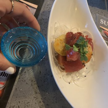 Yamashiro - Complementary Poke Tuna , from awesome sushi chef over here at Asaka tonight . Thank you chef Akira!!!! - Japanese Near Me - Redondo Beach, California