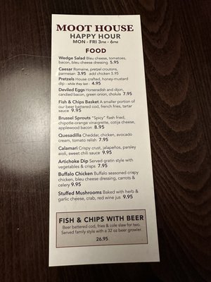 Menu photo 3 The Moot House Fort Collins, CO Menu photo 3 The Moot House Fort Collins, CO