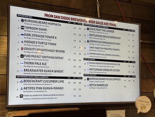 Menu photo 8 Burger Bench Escondido, CA