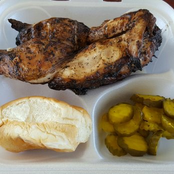 Kiwanis Bar-B-Que Chicken - ows a sandwich and pickles - American Near Me - Bridgeville, Delaware