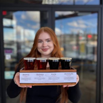 South Fork Public House - March 2025 beer flight / photo from their fb page - American Near Me - Pullman, Washington South Fork Public House - March 2025 beer flight / photo from their fb page - American Near Me - Pullman, Washington