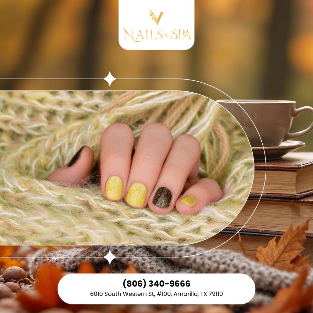 V Nails & Spa Logo