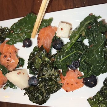 Uchiko Austin - Under the kale - berry salmon - Sushi Bars Near Me - Austin, Texas Uchiko Austin - Under the kale - berry salmon - Sushi Bars Near Me - Austin, Texas