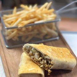 Dynamite Grill - Shawarma Wrap With Fries