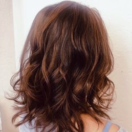 After: cut, perm, and dye!