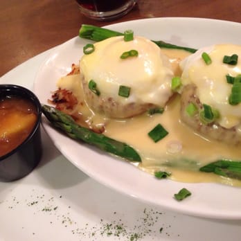 Wheatfields Eatery and Bakery - Crab Cake Benedict - American Near Me - Omaha, Nebraska Wheatfields Eatery and Bakery - Crab Cake Benedict - American Near Me - Omaha, Nebraska