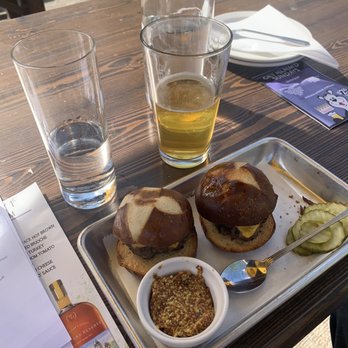 Neighborhood Draft - Kobe Sliders (3) - New American Near Me - Milwaukee, Wisconsin Neighborhood Draft - Kobe Sliders (3) - New American Near Me - Milwaukee, Wisconsin